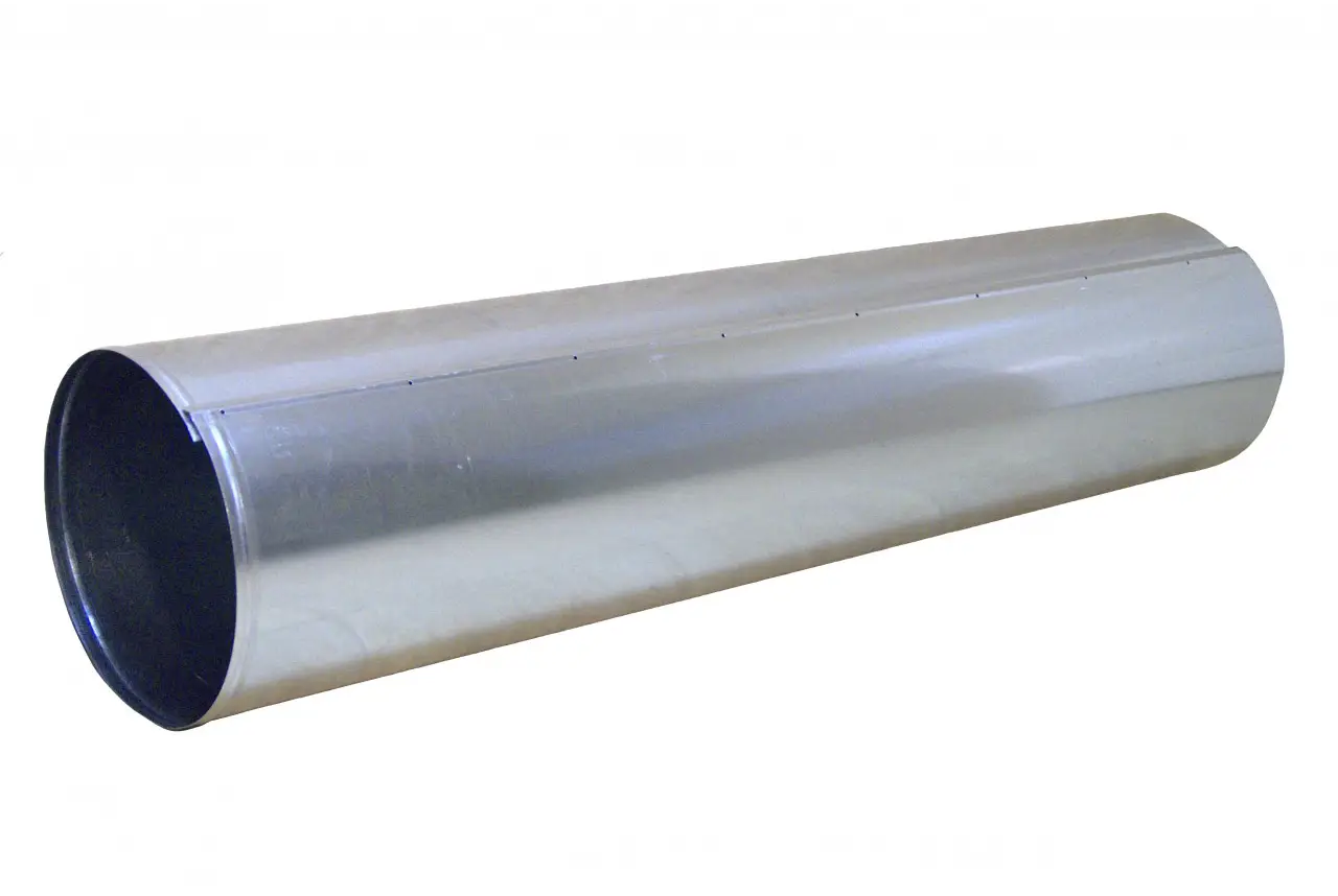 Кожух алюминиевый D80-1000 L-1200 мм. AL 0.5 